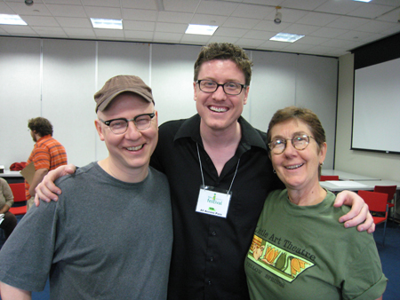 Jay with Steven Bognar and Julia Reichert at Film Dayton Festival