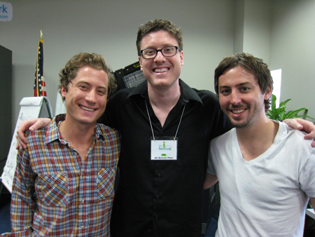 Jay with Bill and Turner Ross at Film Dayton Festival